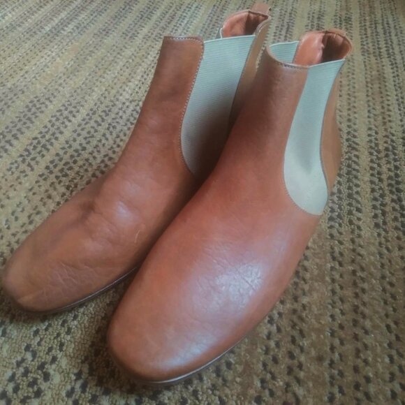 Isabel Marant Brown Leather Western Vibe Chelsea Boots Size EU 40 / US 9.5 - Picture 1 of 16